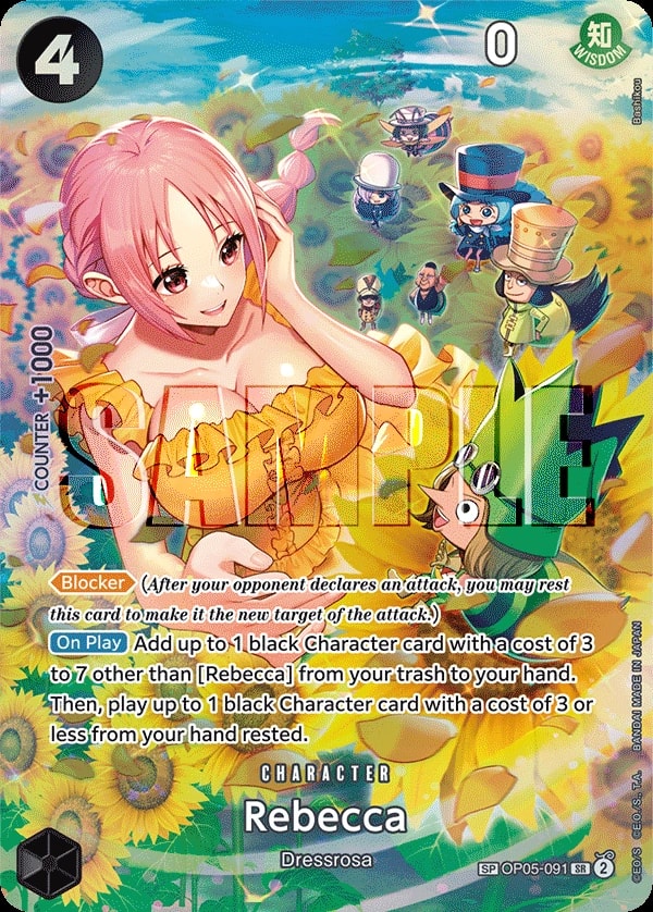 Rebecca (091) (SP) One Piece card