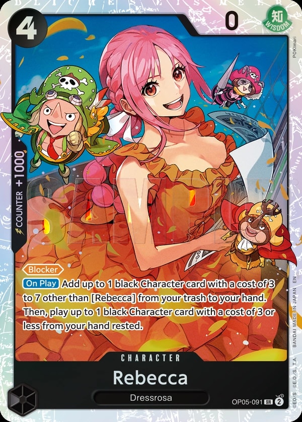 Rebecca (091) (Reprint) One Piece card