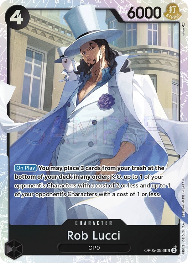 Rob Lucci OP05-093 One Piece card
