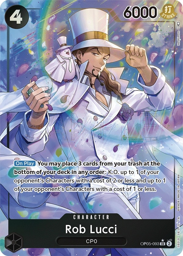 Rob Lucci (093) (Alternate Art) One Piece card