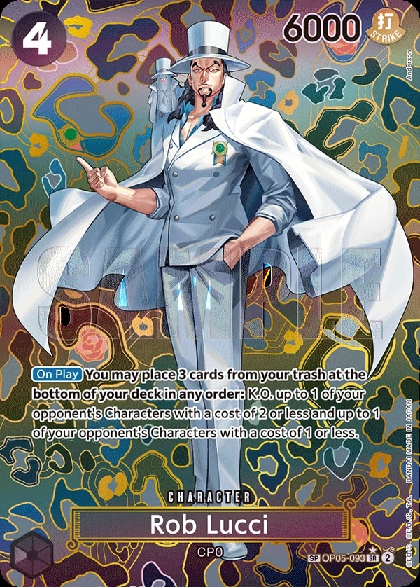 Rob Lucci (093) (SP) One Piece card