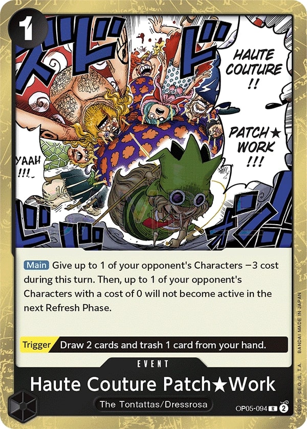 Haute Couture Patch Work (OP05-094) — Rare One Piece card
