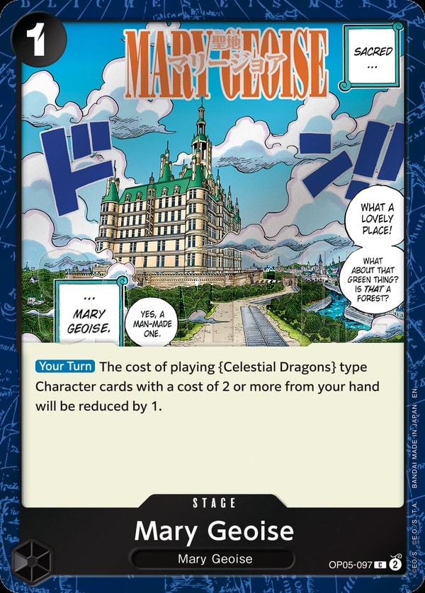 Mary Geoise (097) (Pirate Foil) One Piece card