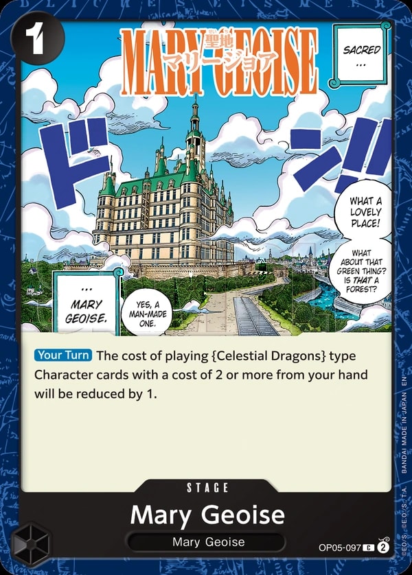 Mary Geoise (097) (Reprint) One Piece card