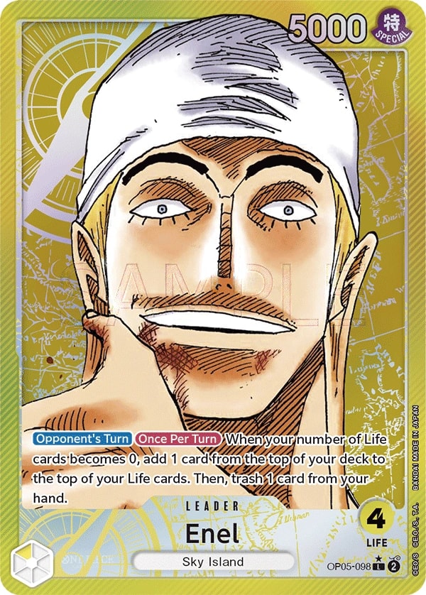 Enel (098) (Alternate Art) One Piece card