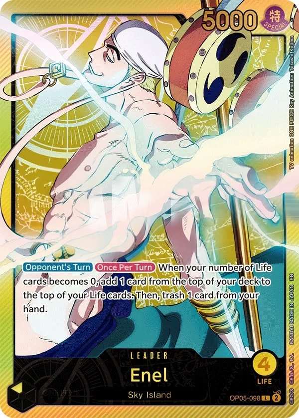 Enel (098) (SPR) One Piece card