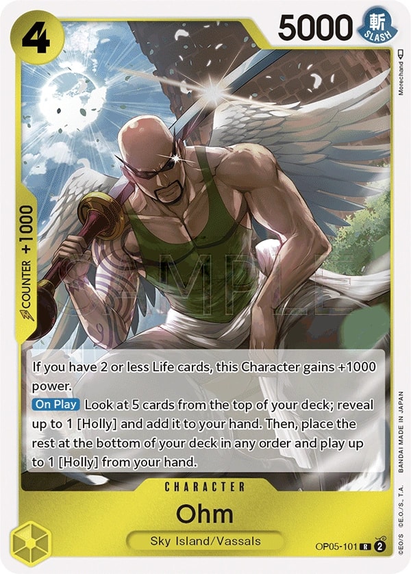 Ohm (OP05-101) — Rare One Piece card