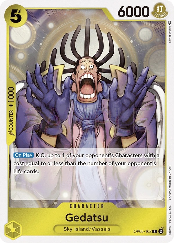 Gedatsu (OP05-102) — Rare One Piece card