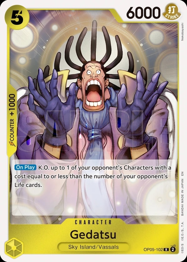 Gedatsu (102) (Reprint) One Piece card