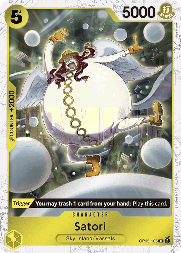 Satori (105) (Jolly Roger Foil) One Piece card
