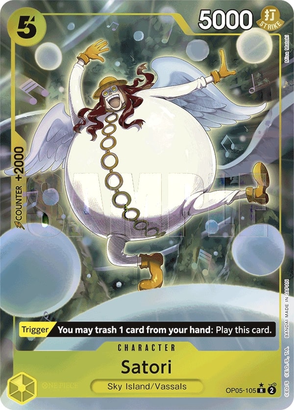 Satori (105) (Full Art) One Piece card