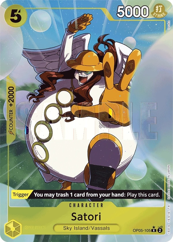 Satori (105) (Alternate Art) One Piece card