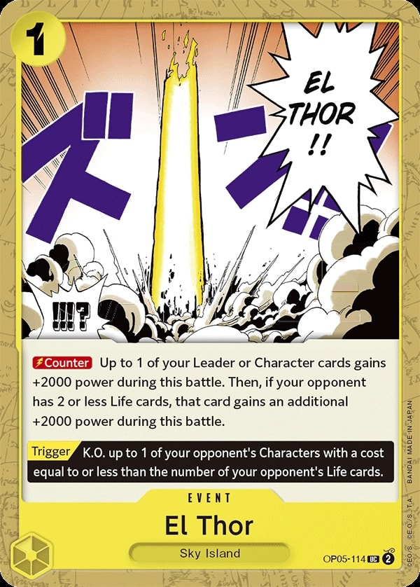 El Thor (OP05-114) — Uncommon One Piece card