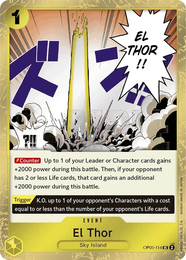 El Thor (114) (Jolly Roger Foil) One Piece card