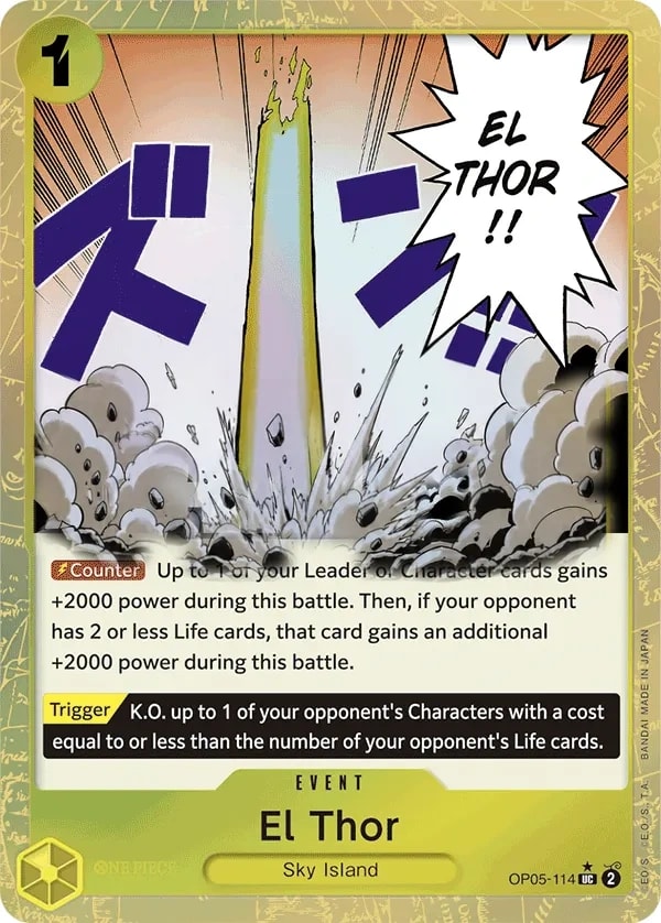 El Thor (114) (Textured Foil) One Piece card