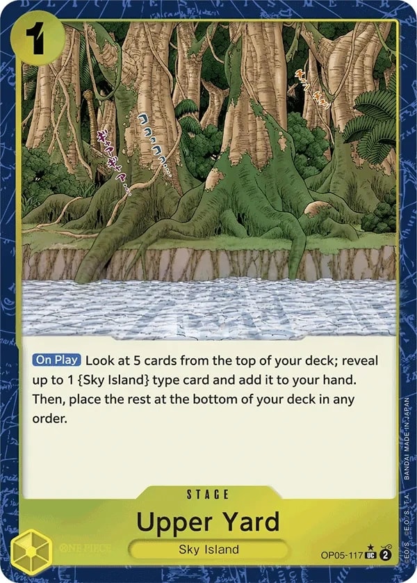 Upper Yard (117) (Textured Foil) One Piece card