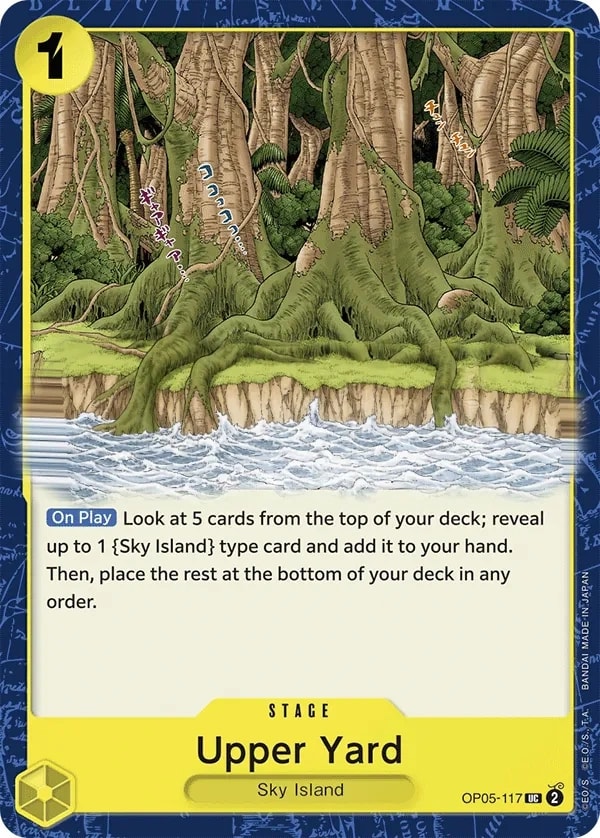Upper Yard (117) One Piece card