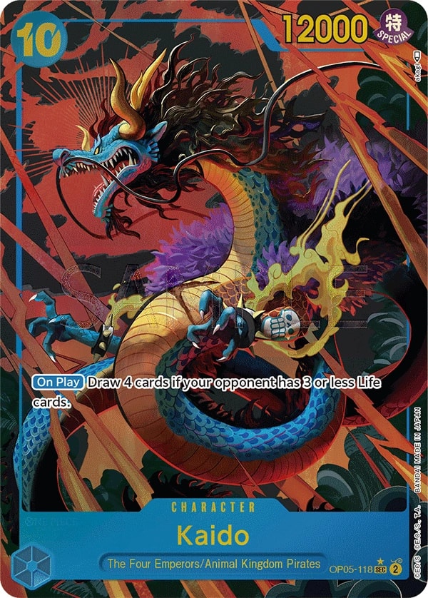 Kaido (118) (Alternate Art) One Piece card