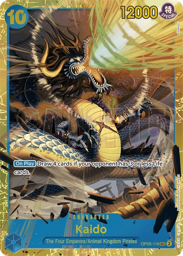 Kaido (118) (OP05-118) One Piece card