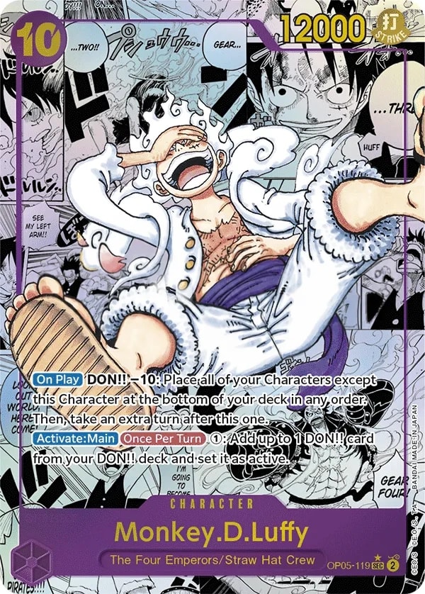 Monkey.D.Luffy (119) (Alternate Art) One Piece card