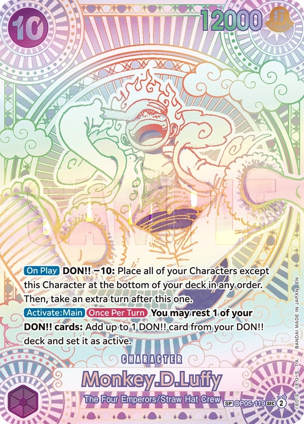 Monkey.D.Luffy (119) (SP) One Piece card