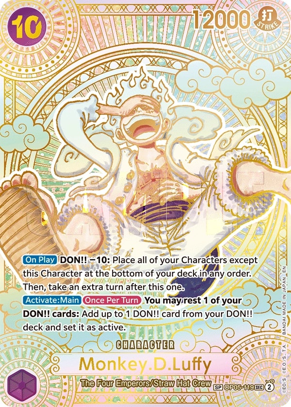 Monkey.D.Luffy (119) (SP) One Piece card