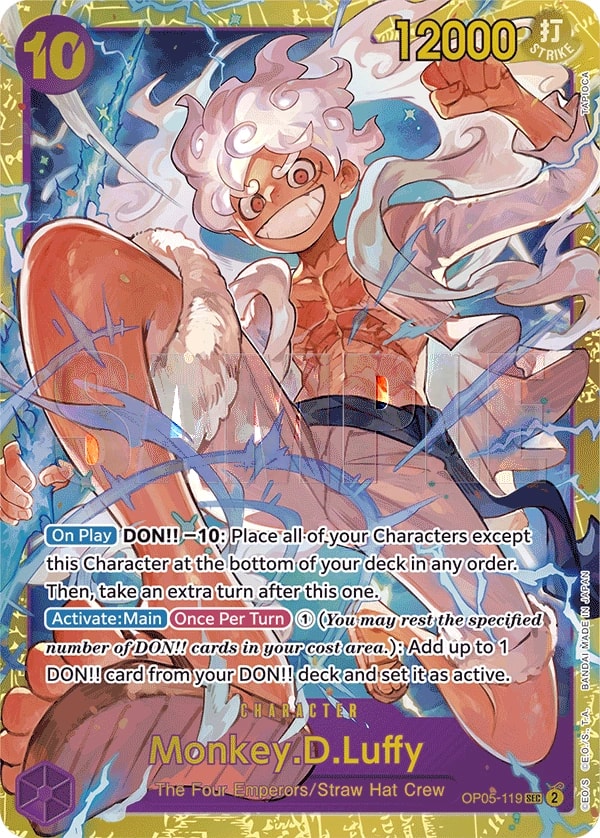Monkey.D.Luffy (119) (OP05-119) One Piece card