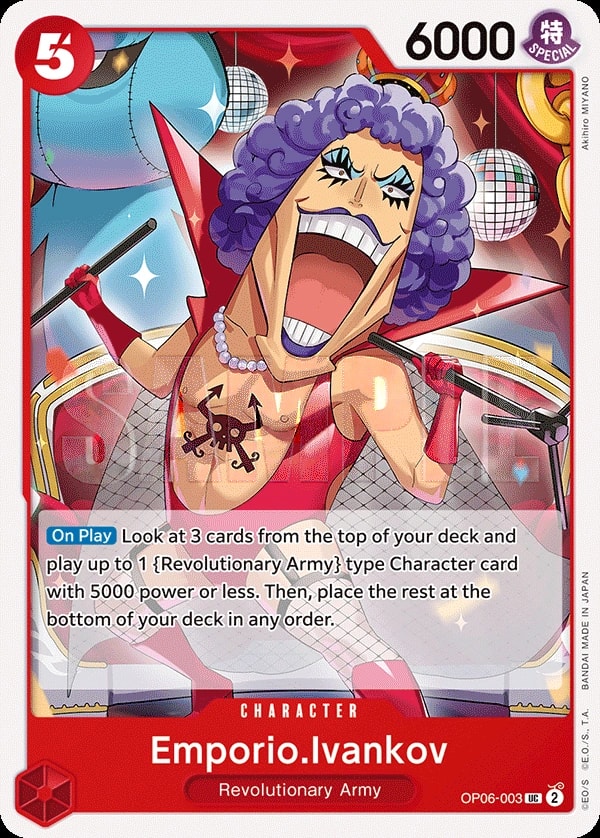 Emporio.Ivankov (OP06-003) — Uncommon One Piece card