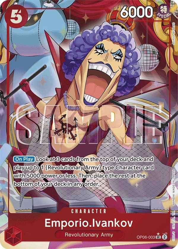 Emporio.Ivankov (003) (Full Art) One Piece card