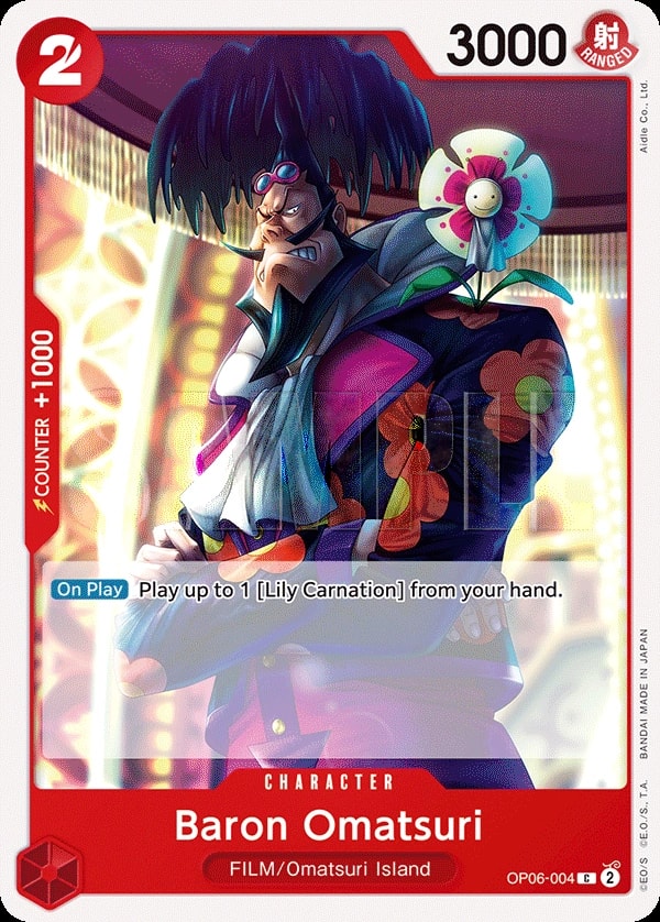 Baron Omatsuri (OP06-004) — Common One Piece card