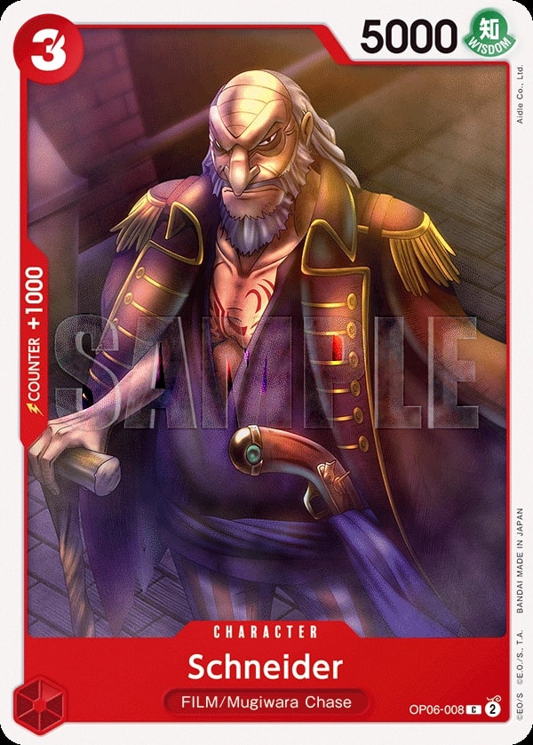 Schneider (OP06-008) — Common One Piece card