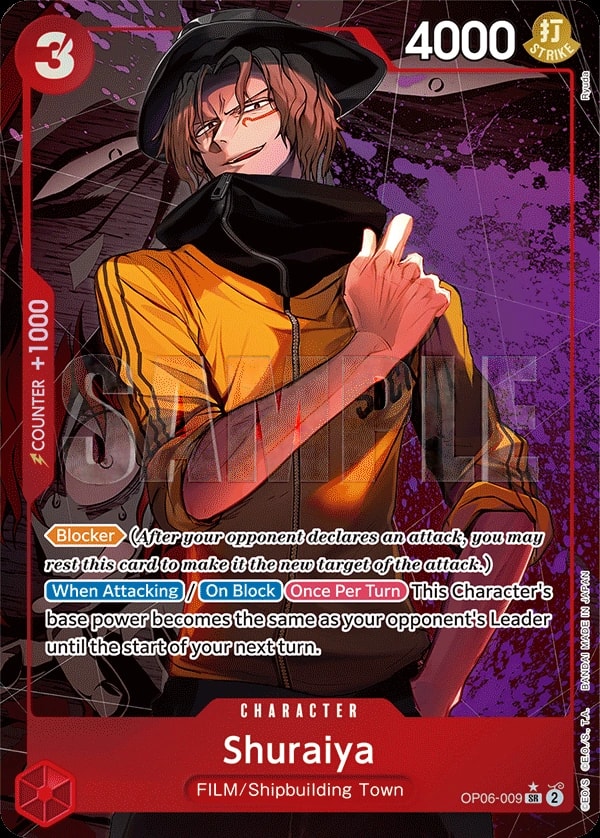 Shuraiya (009) (Alternate Art) One Piece card