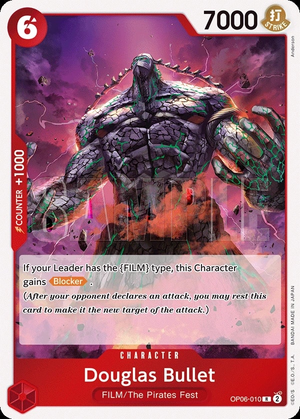 Douglas Bullet (OP06-010) — Rare One Piece card