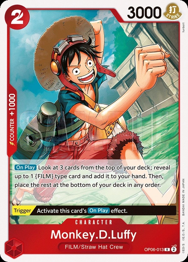 Monkey.D.Luffy (OP06-013) — Rare One Piece card