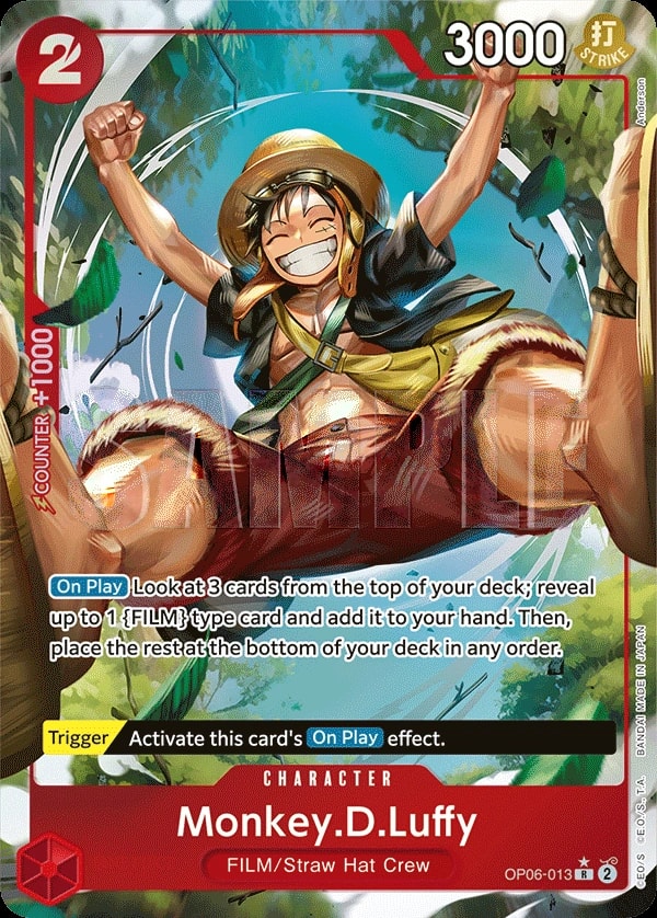 Monkey.D.Luffy (013) (Alternate Art) One Piece card