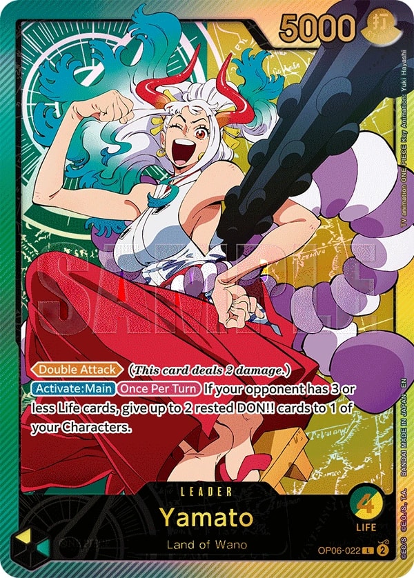 Yamato (022) (SPR) One Piece card