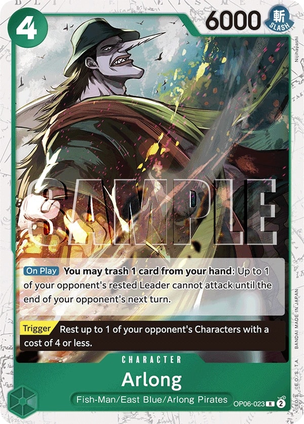Arlong (023) (Jolly Roger Foil) One Piece card