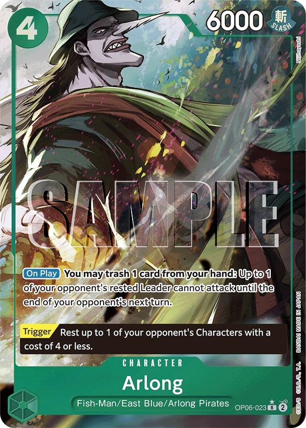 Arlong (023) (Full Art) One Piece card