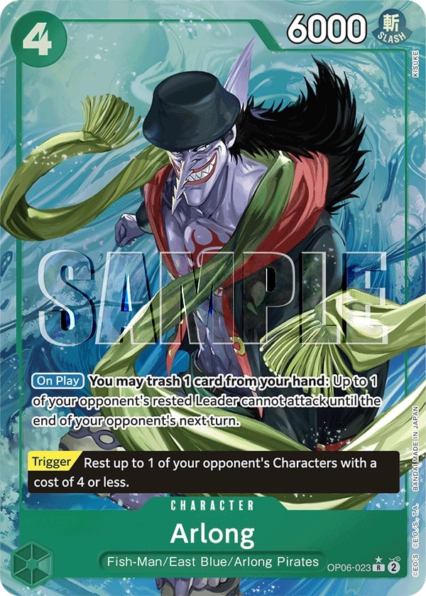 Arlong (023) (Alternate Art) One Piece card