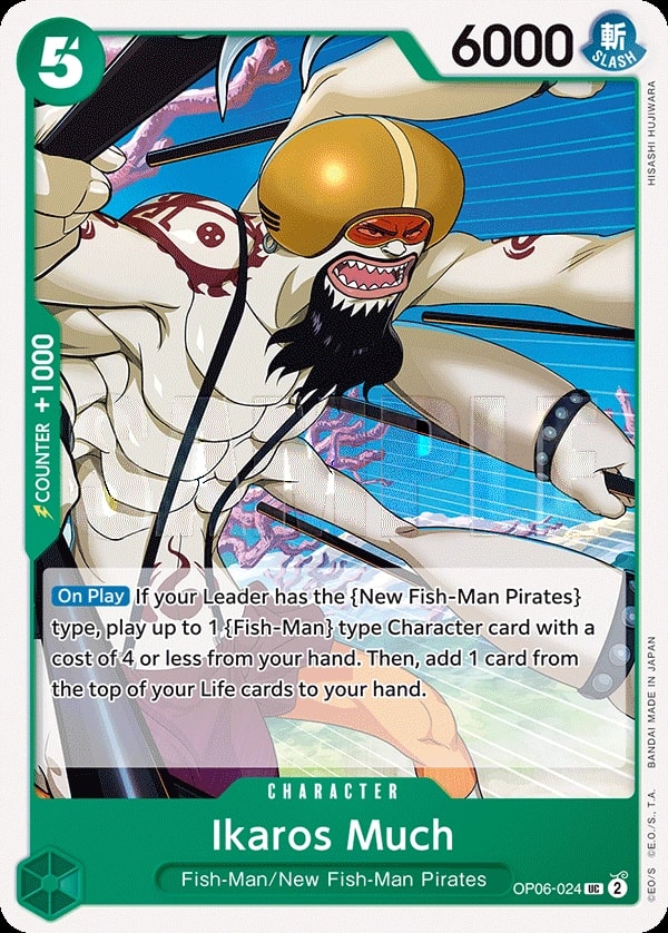 Ikaros Much (OP06-024) — Uncommon One Piece card