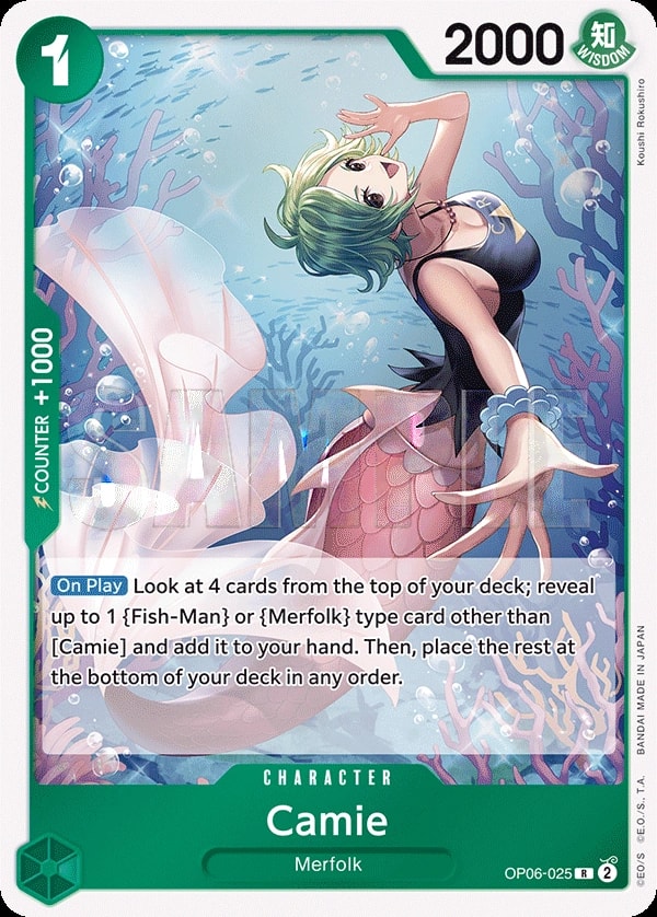 Camie (OP06-025) — Rare One Piece card
