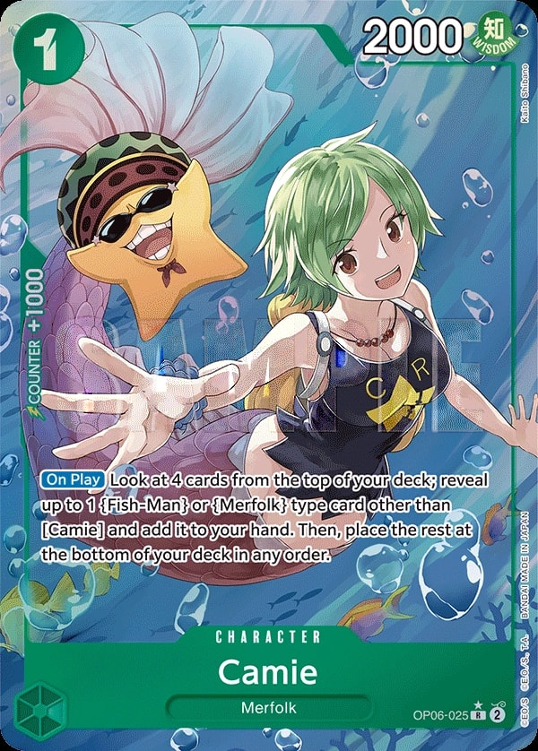 Camie (025) (Alternate Art) One Piece card