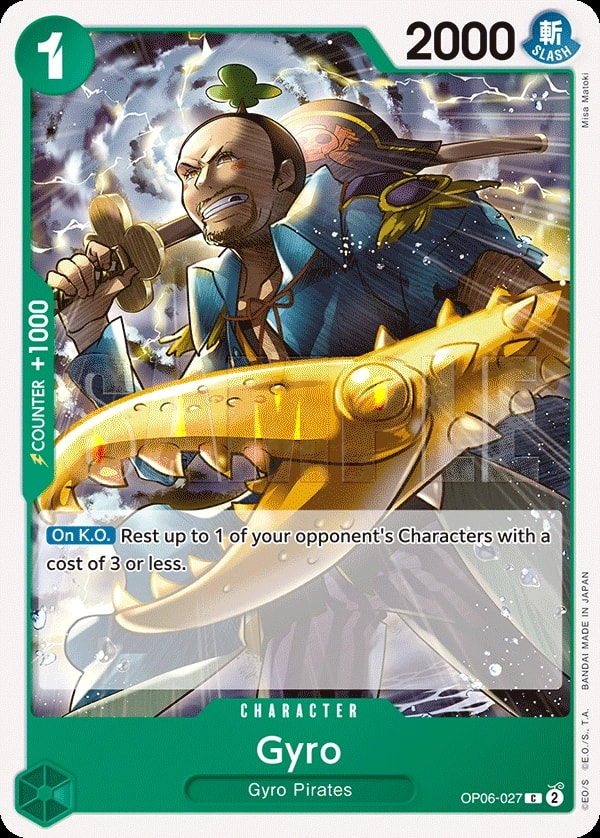Gyro (OP06-027) — Common One Piece card