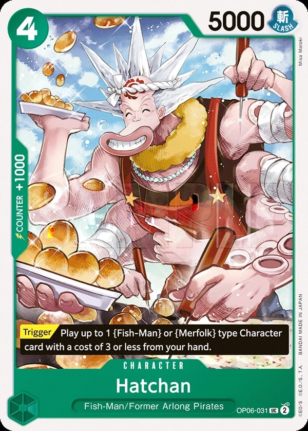 Hatchan (OP06-031) — Uncommon One Piece card
