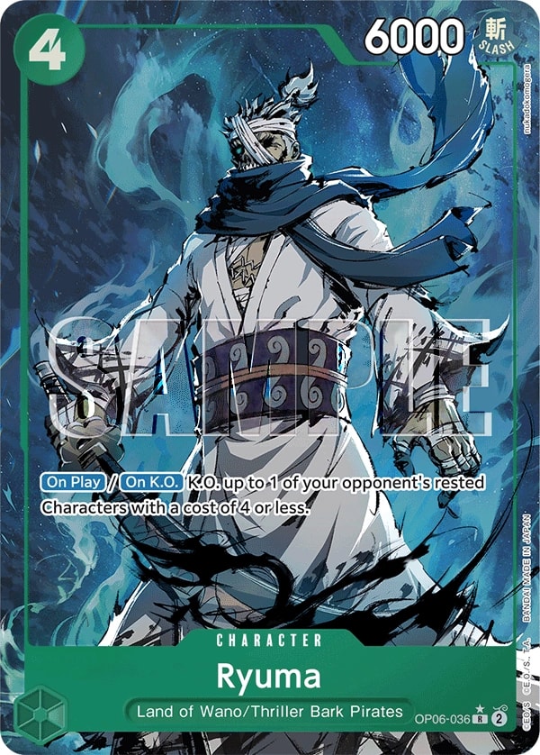 Ryuma (036) (Alternate Art) One Piece card