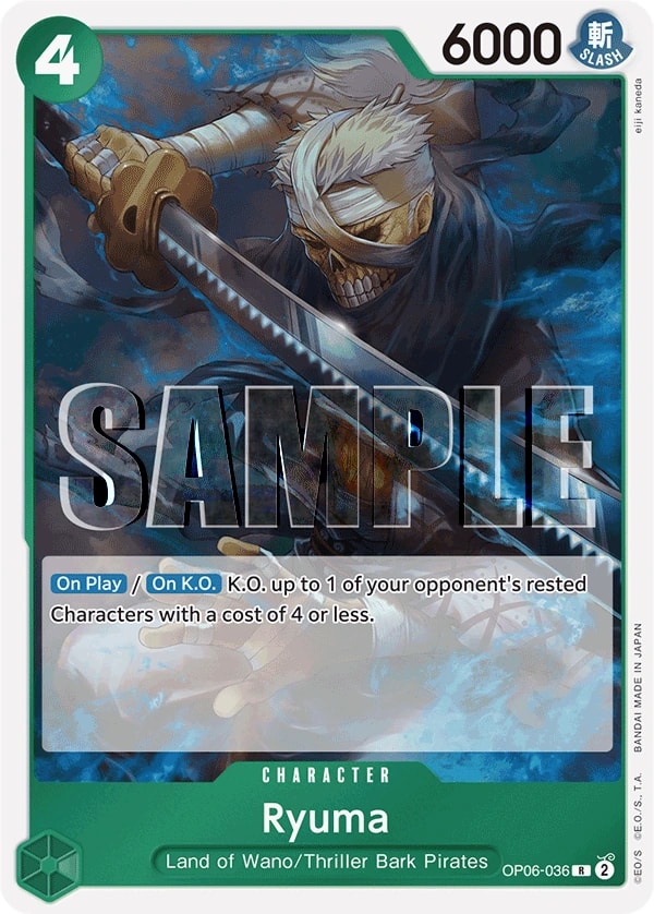 Ryuma (036) One Piece card
