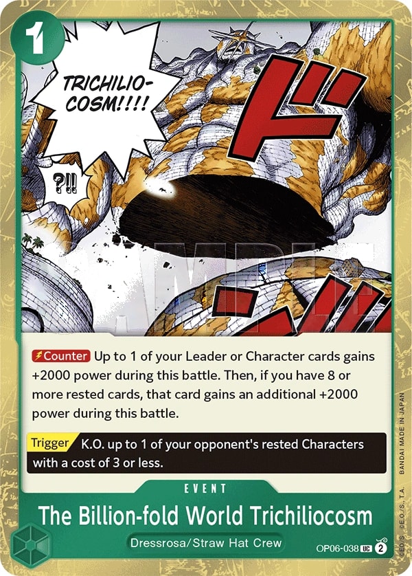 The Billion-fold World Trichiliocosm (038) (Jolly Roger Foil) One Piece card