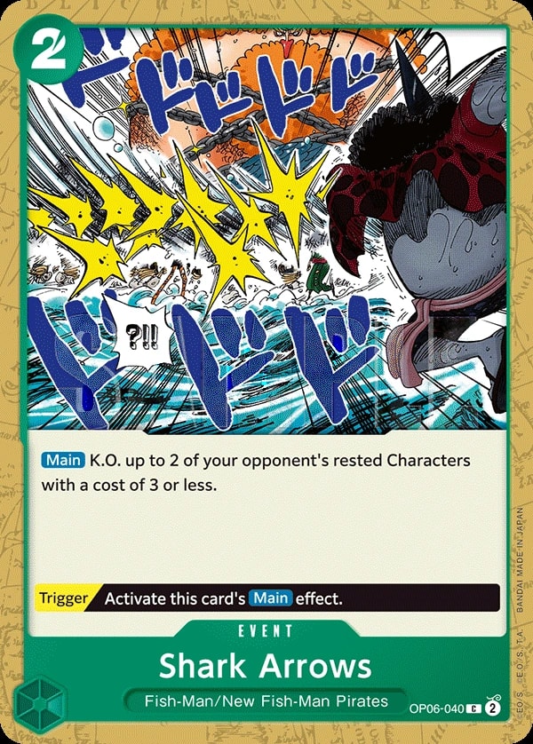 Shark Arrows (OP06-040) — Common One Piece card