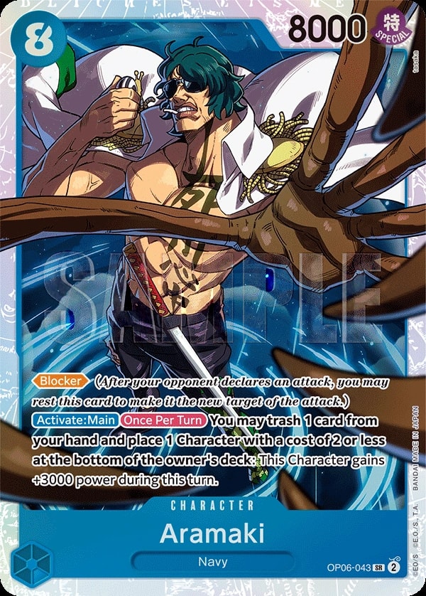 Aramaki OP06-043 One Piece card