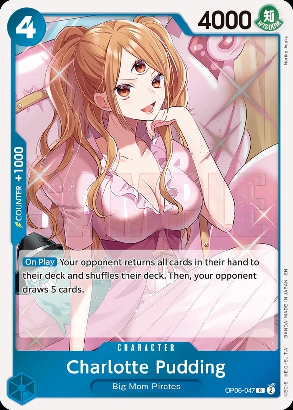 Charlotte Pudding (047) (Reprint) One Piece card